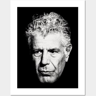 Portrait Anthony Bourdain Posters and Art